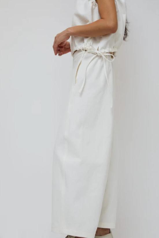  넘버 식스 스트레이트 팬츠 No.6 포터팬츠 화이트 - NO.6