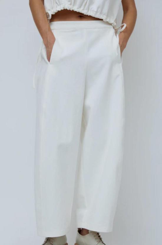  넘버 식스 스트레이트 팬츠 No.6 포터팬츠 화이트 - NO.6