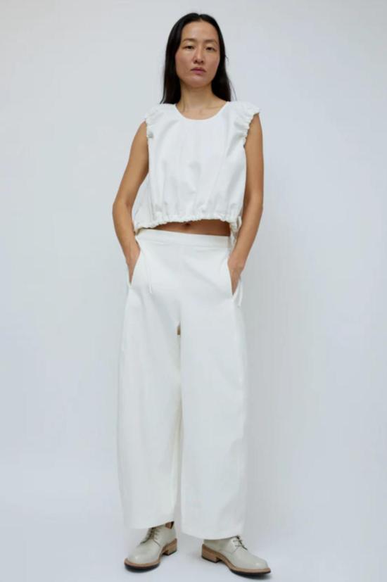  넘버 식스 스트레이트 팬츠 No.6 포터팬츠 화이트