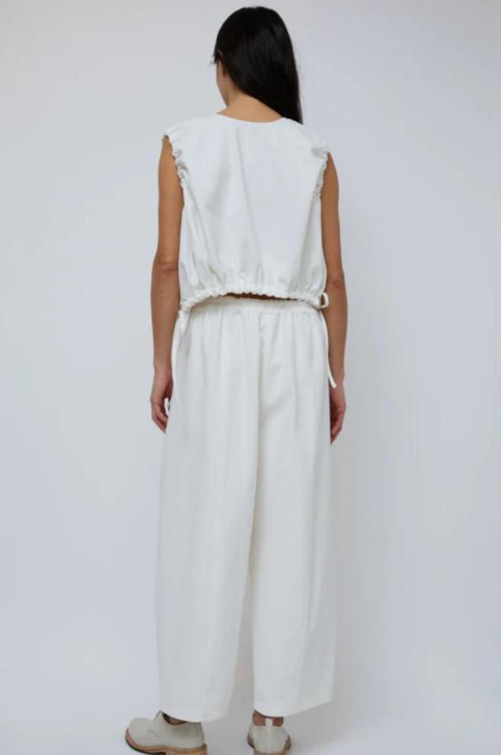  넘버 식스 스트레이트 팬츠 No.6 포터팬츠 화이트 - NO.6