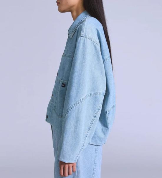  리바이스 데님 자켓 Levi's Blue Tab Lined Seamed Trucker Jacket 블루 라디언트 워시 - LEVI'S