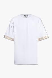 26SS 베르사체 반팔 티셔츠 1004079 1A11119 2W110 WHITE DOM