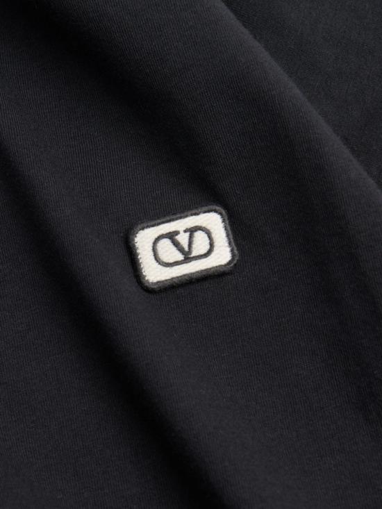 25SS 발렌티노 가라바니 반팔 티셔츠 6V0MG10VAQ80NO6V3MG10VAQ80NO BLACK DOM - VALENTINO GARAVANI