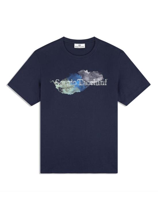  세르지오 타키니 반팔 티셔츠 STS25M51146MARITIME BLUE DOM