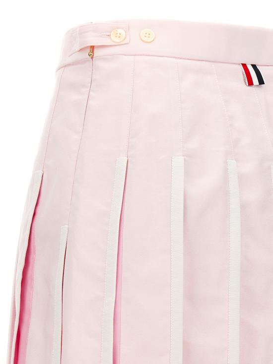  톰브라운 롱 스커트 FGC724B02188680 Pink - THOM BROWNE