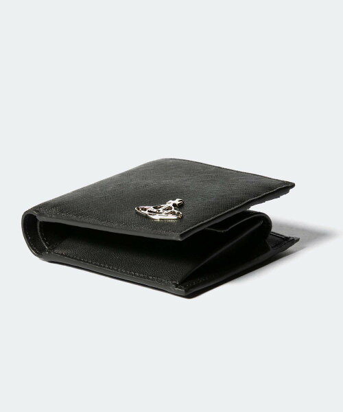25SS 비비안웨스트우드 반지갑 5115002QML001NN401 BLACK DOM - VIVIENNE WESTWOOD