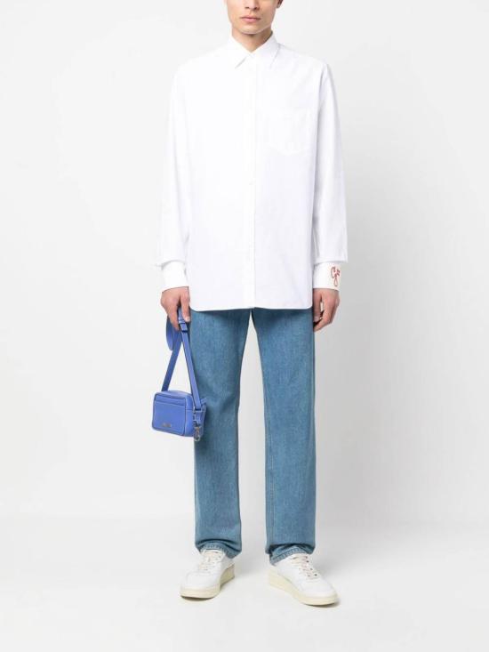  골든구스 셔츠 GMP00246P068110189 White - GOLDEN GOOSE