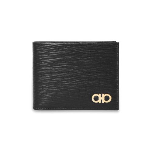 25SS 살바토레 페라가모 반지갑 66A066685988 BLACK DOM