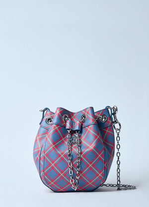  비비안웨스트우드 토트백 4C030004W S0022 K302 BLUE ORANGE TARTAN DOM