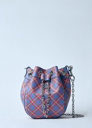 25SS 비비안웨스트우드 토트백 4C030004WS0022K302 BLUE ORANGE TARTAN DOM