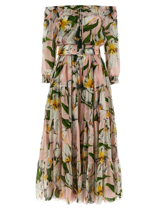 25SS 사만다 성 롱 원피스 EDENDRESS34SSOFTROSE Pink