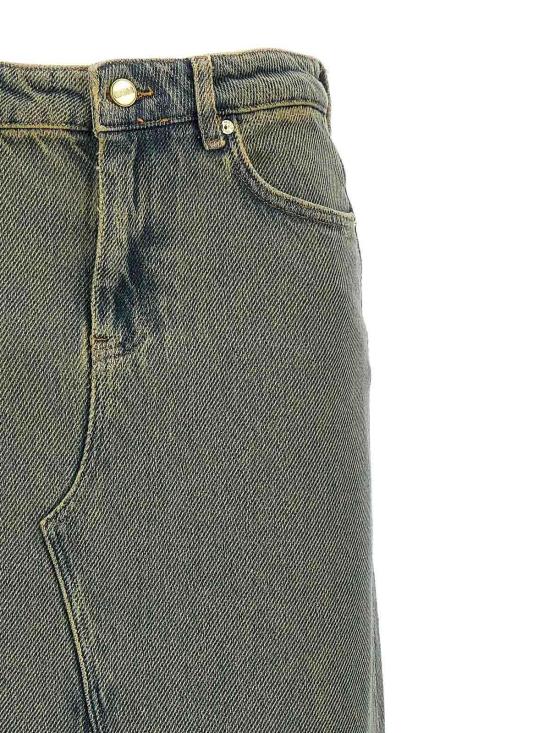  가니 스커트 J1477886 Light Blue - GANNI