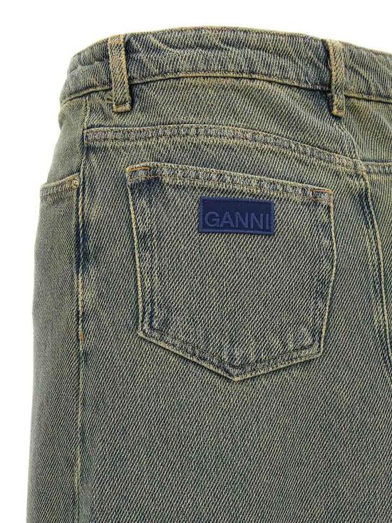  가니 스커트 J1477886 Light Blue - GANNI