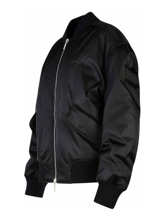  오프화이트 봄버 자켓 OWEH028C99FAB0011010 Black - OFF WHITE