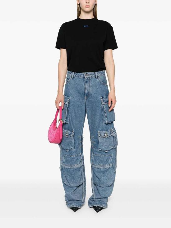  오프화이트 반팔 티셔츠 OWAA089F24JER0021084 Multicolour - OFF WHITE