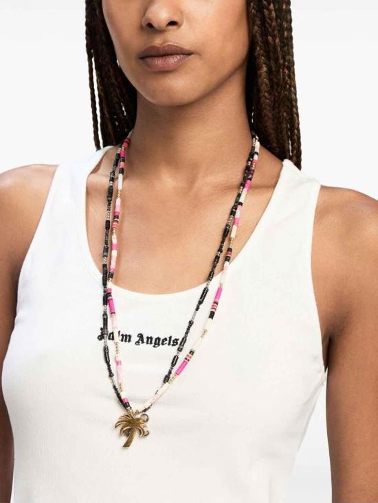  팜앤젤스 민소매 티셔츠 PWAC020C99FAB0010110 White - PALM ANGELS