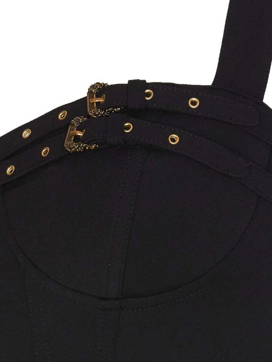  베르사체 스커트 77HAO935N0394899 Black - VERSACE