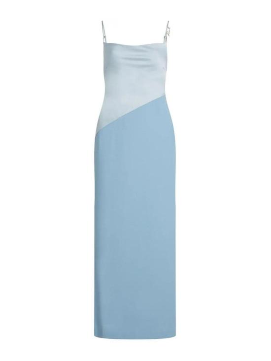  칼라거펠트 미디 스커트 241W1304303 Light Blue