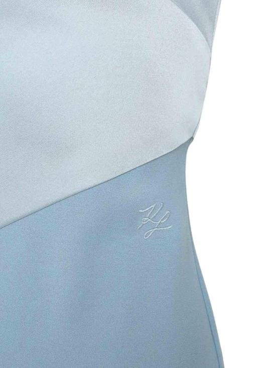  칼라거펠트 미디 스커트 241W1304303 Light Blue - KARL LAGERFELD