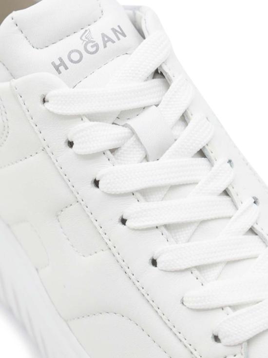 26SS 호간 H-스트라이프 스니커즈 HXW6450FC60KU00351 White - HOGAN