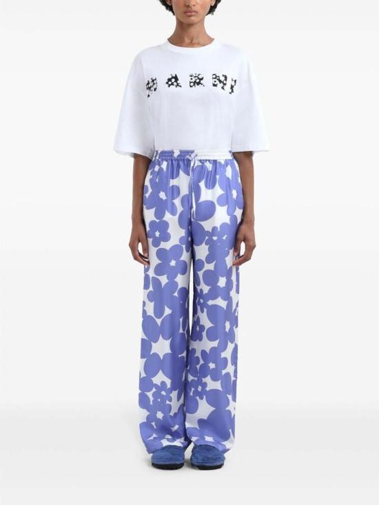  마르니 스트레이트 팬츠 UTSG26PAMA0516S0DIB26 White - MARNI