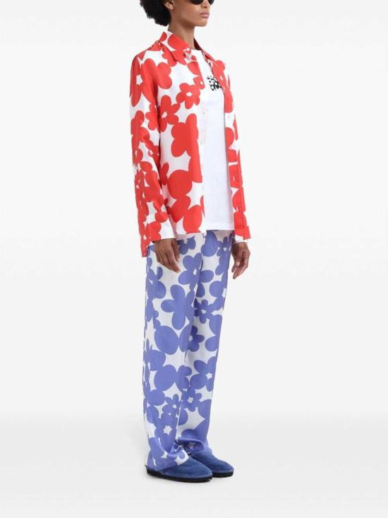  마르니 스트레이트 팬츠 UTSG26PAMA0516S0DIB26 White - MARNI