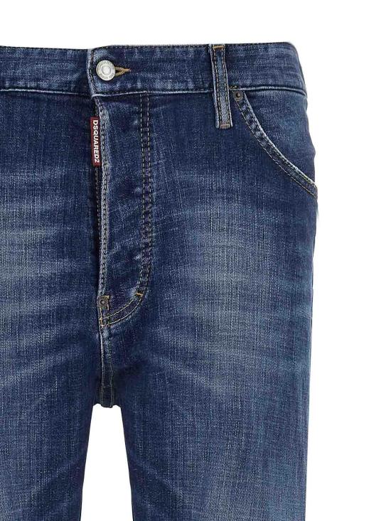  디스퀘어드2 스트레이트 팬츠 S74LB1571S30872470 Blue - DSQUARED2