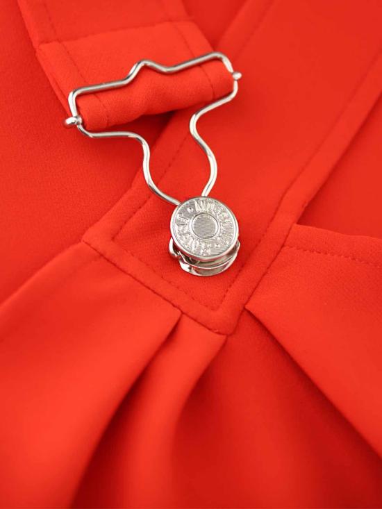 24FW 모스키노 롱 원피스 044932250115 Red - MOSCHINO