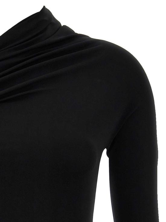 25FW 쿠레쥬 미디 원피스 324JRO449JS01459999 Black - COURREGES