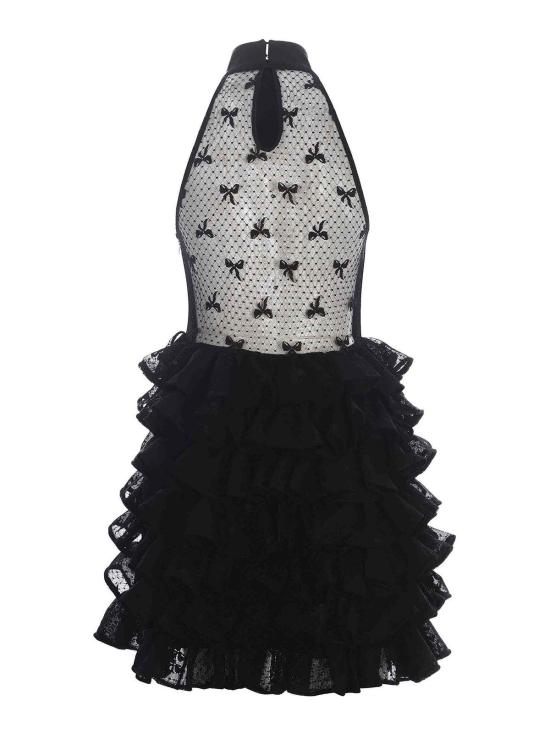 24FW 로테이트 바이 크리스텐슨 숏 원피스 111997100BCR6741000 Black - ROTATE BY BIRGERCHRISTENSEN