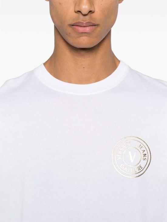 25SS 베르사체 반팔 티셔츠 78GAHT00CJ00TG03 White - VERSACE