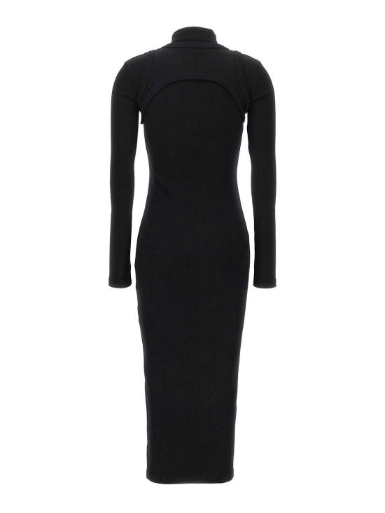  오프화이트 미디 원피스 OWDB495C99JER0011001 Black - OFF WHITE