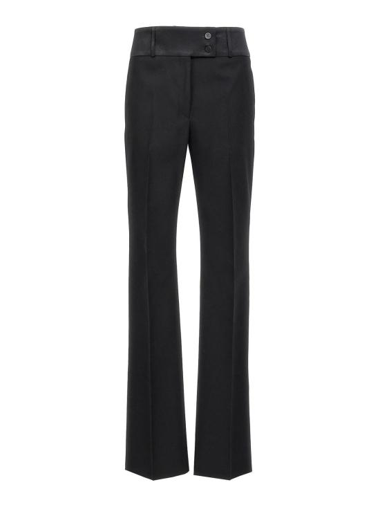 24FW 살바토레 페라가모 스트레이트 팬츠 770080NERO Black