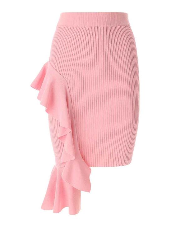 24FW 모스키노 미디 스커트 018437030224 Pink