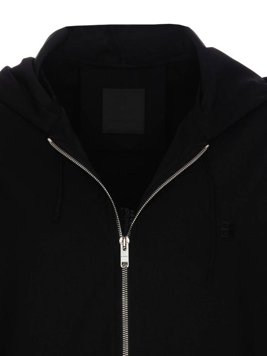  지방시 후드 티셔츠 BM017T1558001 Black - GIVENCHY