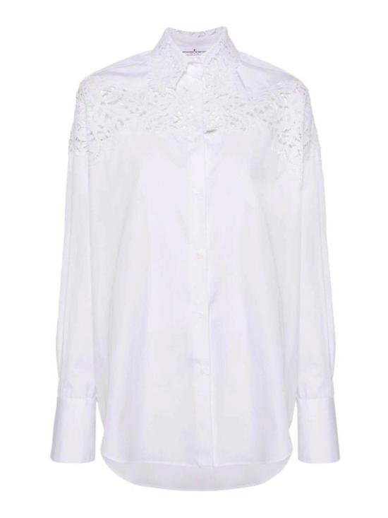 24FW 에르마노 설비노 셔츠 D442K719BQP10601 White