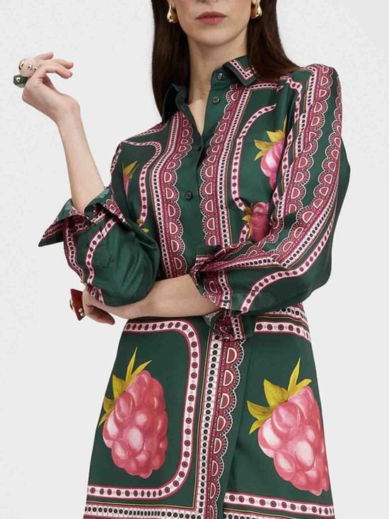  라 더블제이 셔츠 SHI0040SIL006FMB06GR04 Green - LA DOUBLEJ