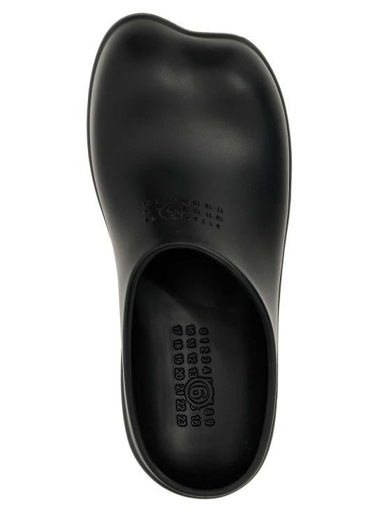  MM6 메종마르지엘라 뮬/슬리퍼 SH3WX0001P6780T8013 Black - MM6 MAISON MARGIELA