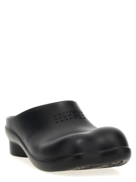  MM6 메종마르지엘라 뮬/슬리퍼 SH3WX0001P6780T8013 Black - MM6 MAISON MARGIELA