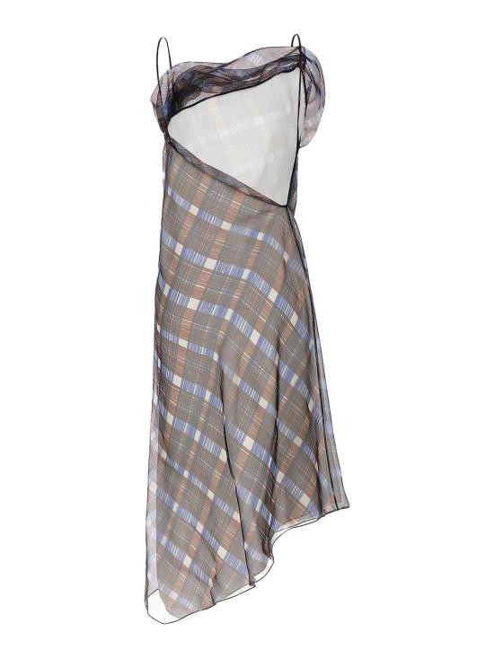  살바토레 페라가모 미디 스커트 0765105COCOA Multicolour - SALVATORE FERRAGAMO