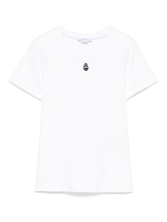 25FW 알렉산더 맥퀸 반팔 티셔츠 819193QLAEH9000 White