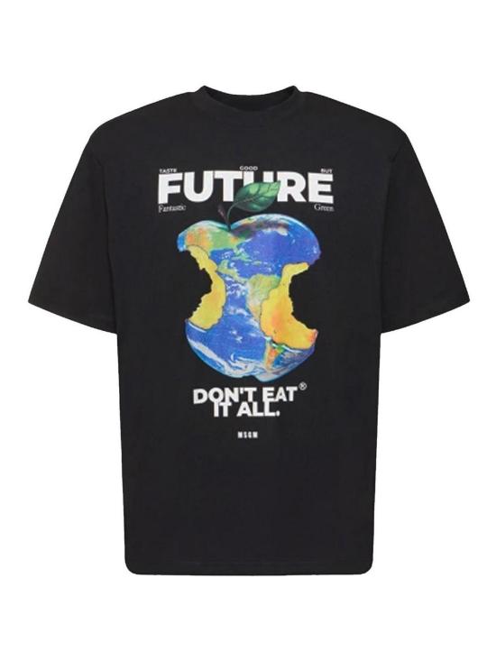  엠에스지엠 반팔 티셔츠 3546MM0923758099 Black