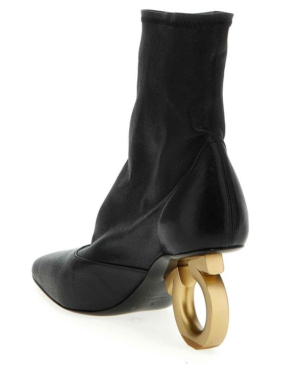  살바토레 페라가모 부츠 0763424BLACK Black - SALVATORE FERRAGAMO