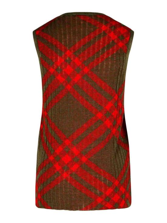  버버리 베스트 8093576 Green - BURBERRY