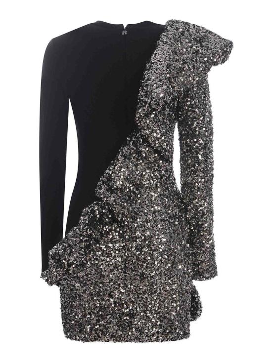 24FW 로테이트 바이 크리스텐슨 숏 원피스 112206100BLACK Black - ROTATE BY BIRGERCHRISTENSEN