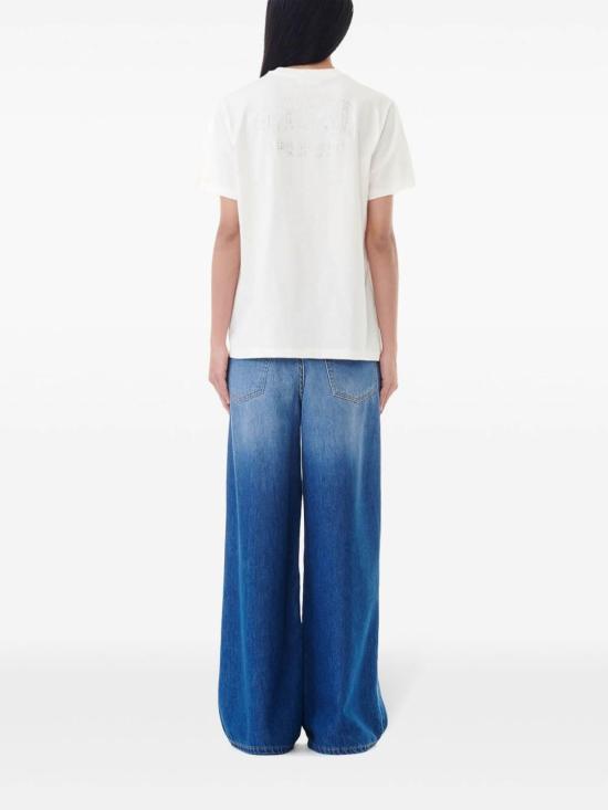  가니 반팔 티셔츠 T3946135 White - GANNI