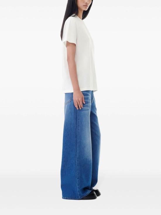  가니 반팔 티셔츠 T3946135 White - GANNI