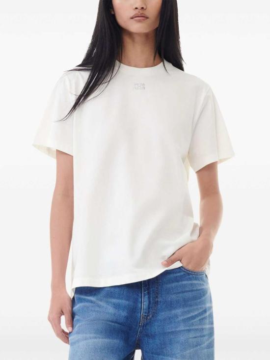  가니 반팔 티셔츠 T3946135 White - GANNI