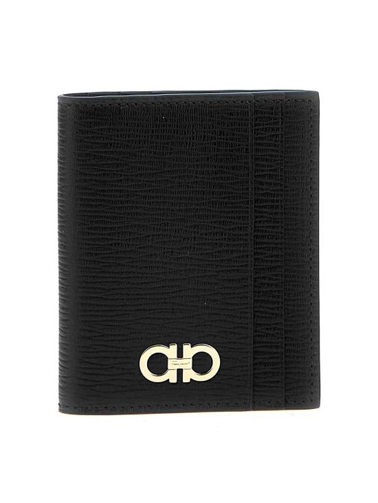  살바토레 페라가모 간치니 카드지갑 741376004 Black