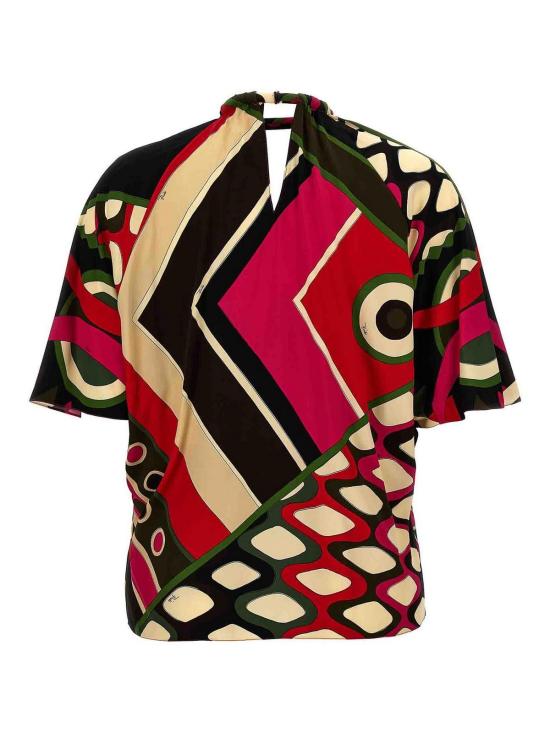 24FW 에밀리오푸치 반팔 티셔츠 4HRM254H727020 Multicolour - EMILIO PUCCI